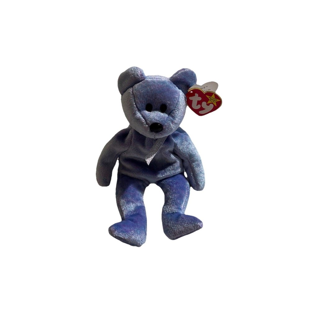 Retired 1999 Ty Beanie Baby "Clubby II" With Rare Errors Beanie Babies KR